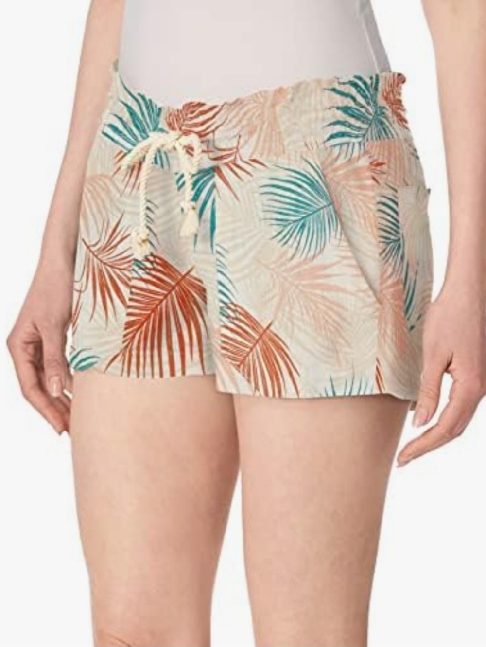 Roxy Oceanside Linen Blend Beach Shorts - Picture 2 of 4